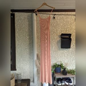 Peach Skims SOFT LOUNGE LONG SLIP Dress |Size XS
